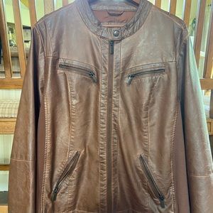 Like New. Maurice’s leather-look jacket